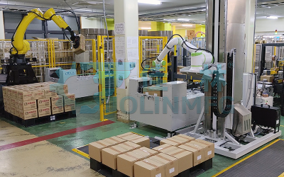 日本糖果碼垛機(jī)器人